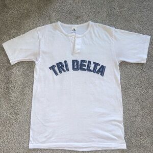 Augusta Sportswear - Size M - White Baseball Tee